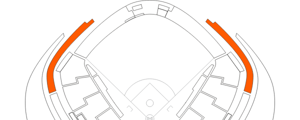 Spectator seating map