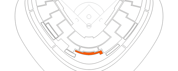 Spectator seating map