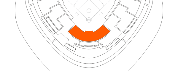 Spectator seating map